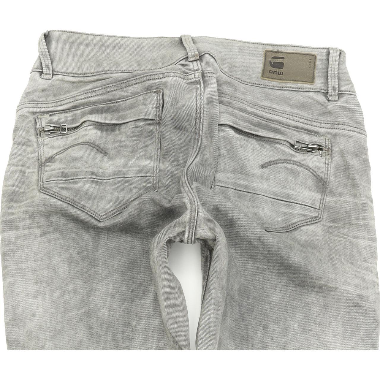 G-Star Women Grey Skinny Slim Stretch Jeans W29 L32