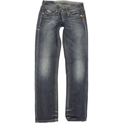G-Star Core Women Blue Straight Regular Jeans W26 L32