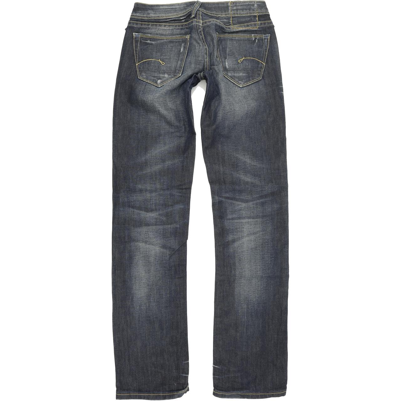 G-Star Core Women Blue Straight Regular Jeans W26 L32