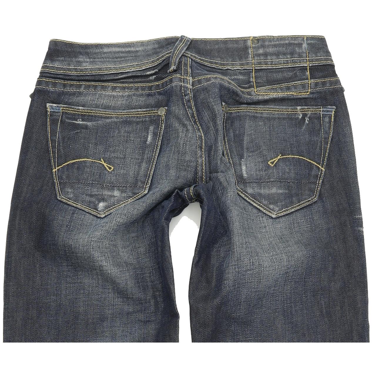 G-Star Core Women Blue Straight Regular Jeans W26 L32