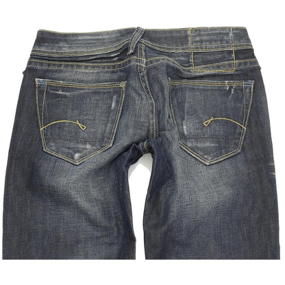 G-Star Core Women Blue Straight Regular Jeans W26 L32