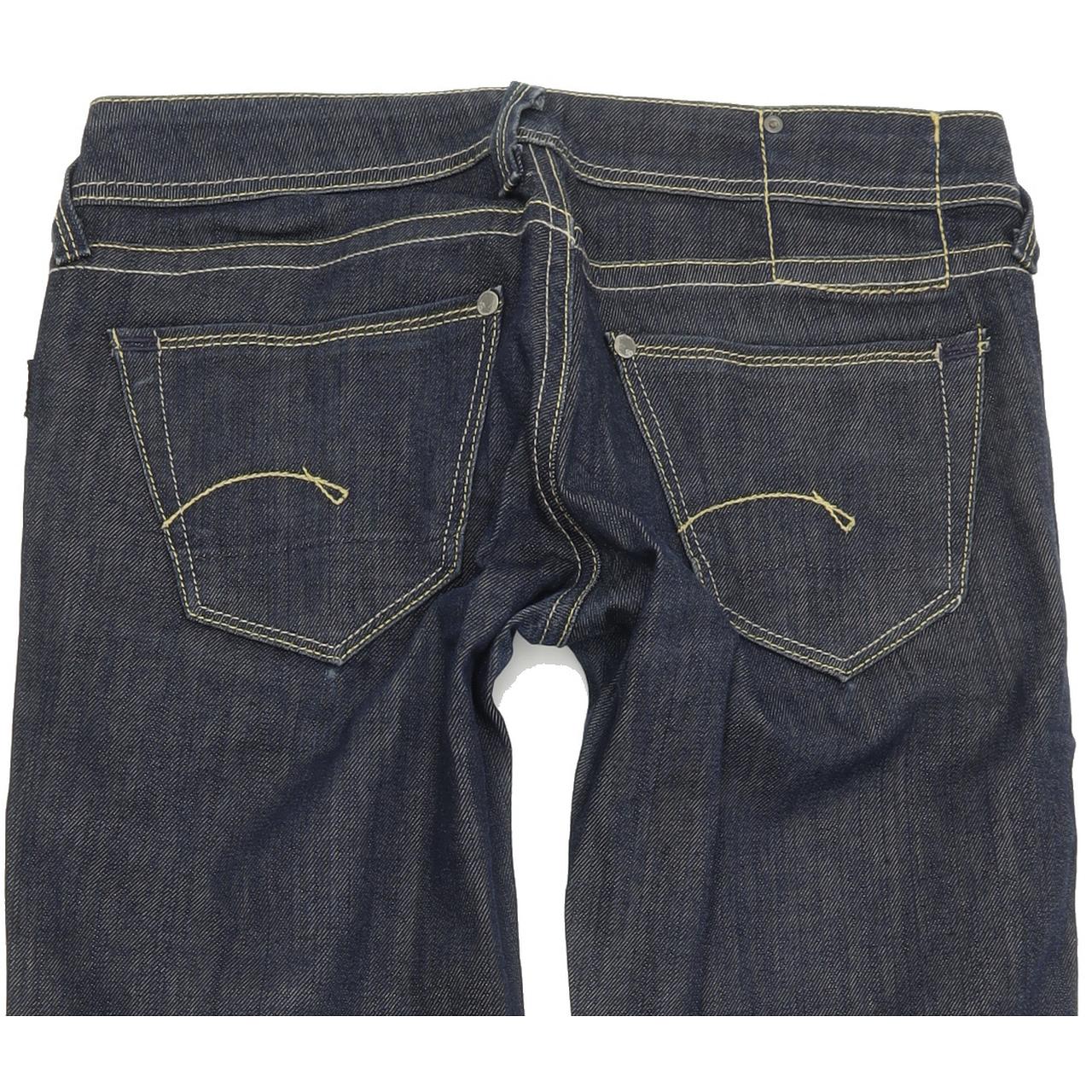 G-Star Women Blue Straight Regular Jeans W27 L32