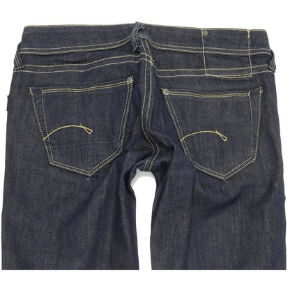 G-Star Women Blue Straight Regular Jeans W27 L32
