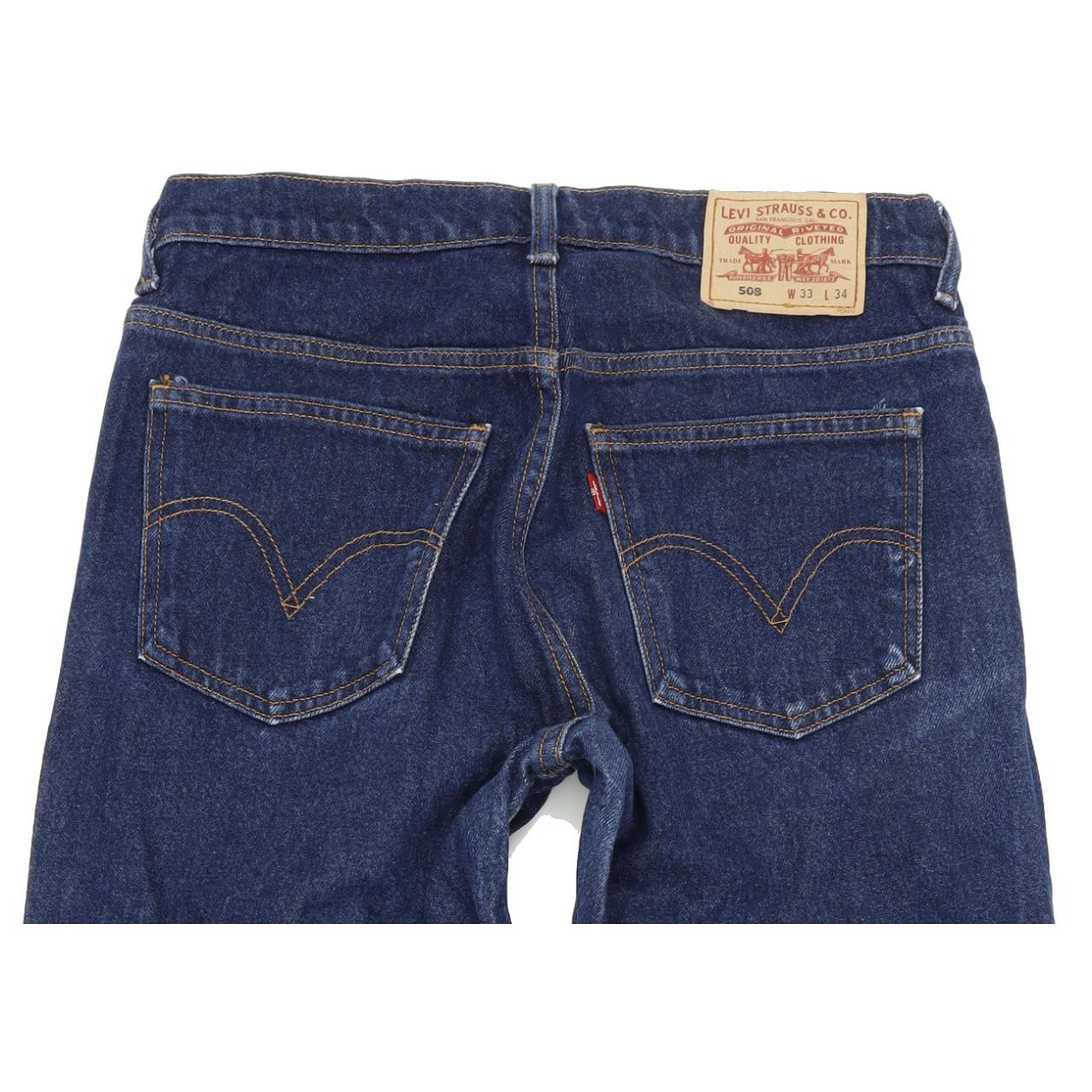 Levi's 508 Men Blue Tapered Regular Jeans W33 L30