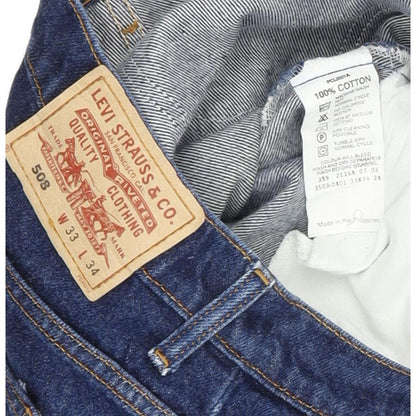 Levi's 508 Men Blue Tapered Regular Jeans W33 L30