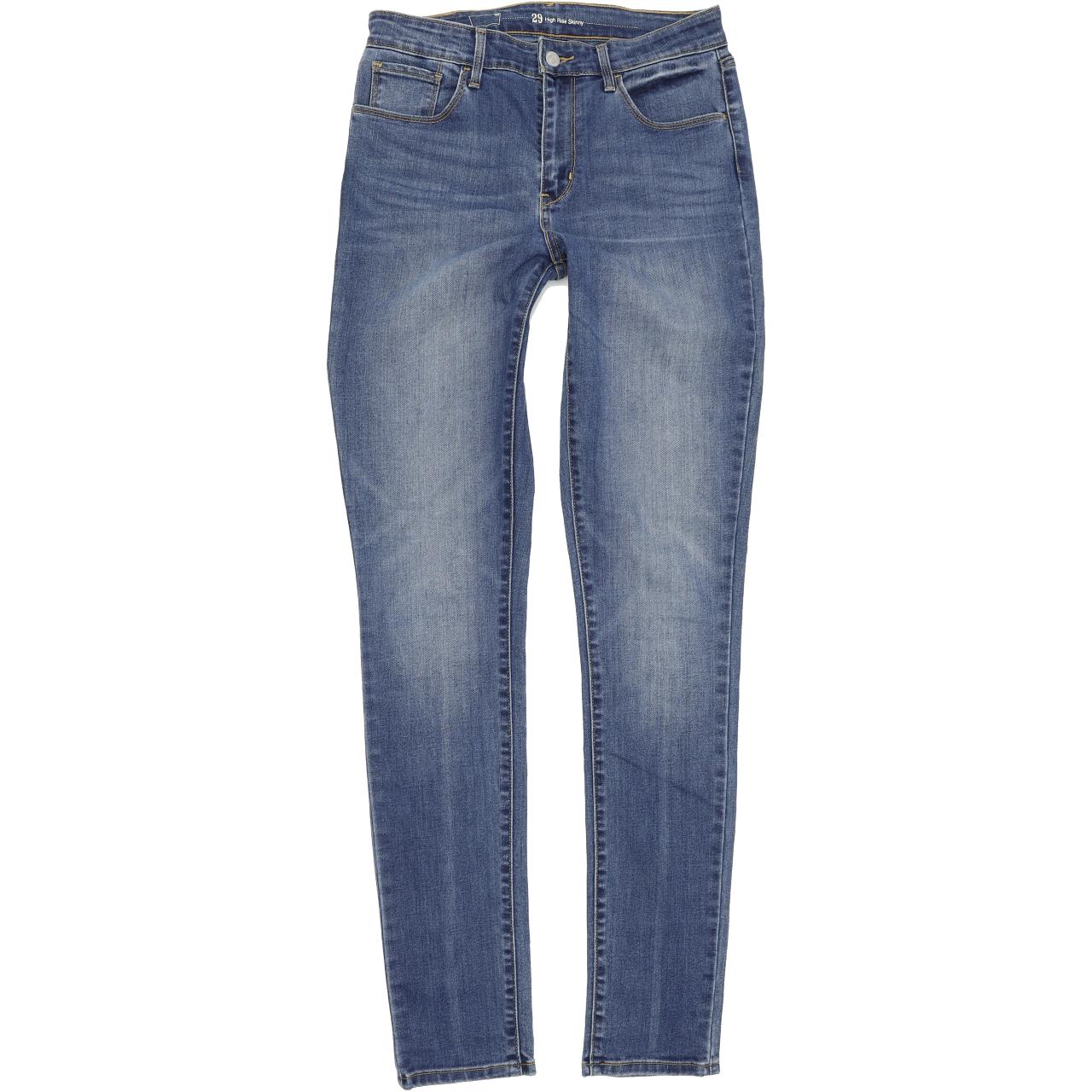 G-Star High Rise Women Blue Skinny Slim Stretch Jeans W29 L34