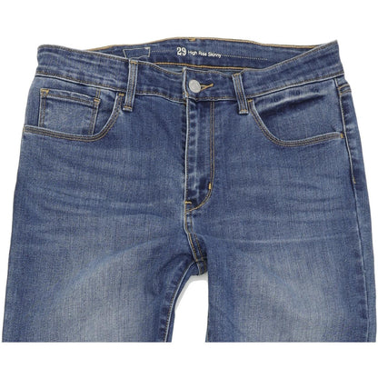 G-Star High Rise Women Blue Skinny Slim Stretch Jeans W29 L34