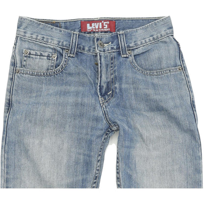 Levi's 514 Kids Blue Straight Slim Jeans W25 L25