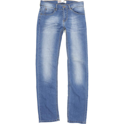 Levi's 511 Kids Blue Straight Slim Stretch Jeans W28 L32