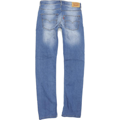 Levi's 511 Kids Blue Straight Slim Stretch Jeans W28 L32