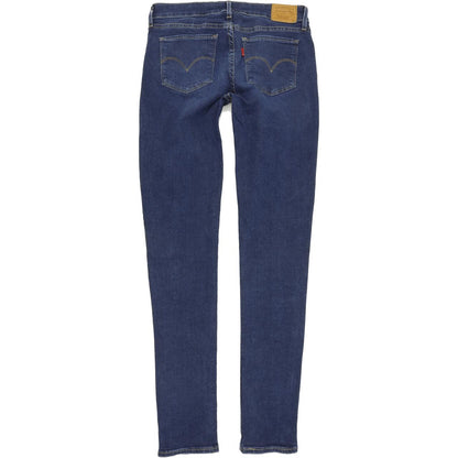 Levi's 711 Women Blue Skinny Slim Stretch Jeans W28 L32
