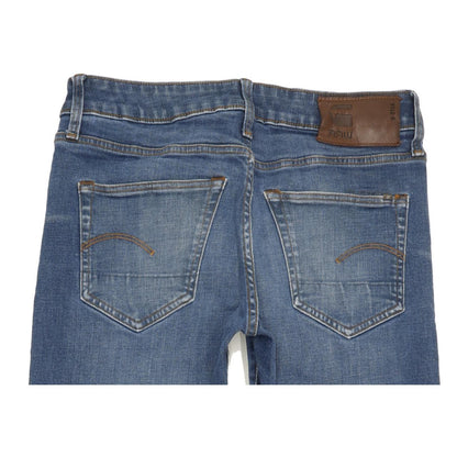 G-Star 3301 Men Blue Straight Slim Jeans W29 L29