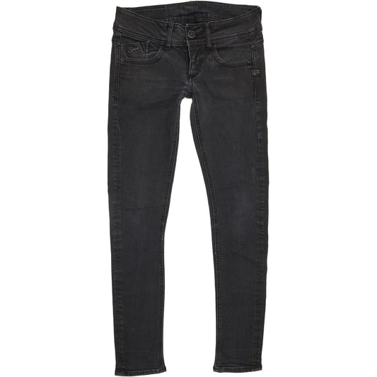 G-Star Lynn Women Black Skinny Slim Stretch Jeans W27 L29