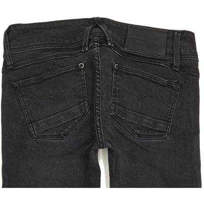 G-Star Lynn Women Black Skinny Slim Stretch Jeans W27 L29