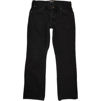 Lee Roscoe Men Black Straight Regular Jeans W34 L32