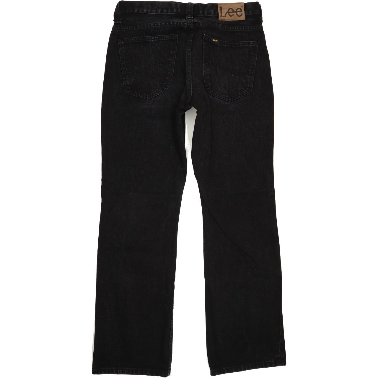 Lee Roscoe Men Black Straight Regular Jeans W34 L32