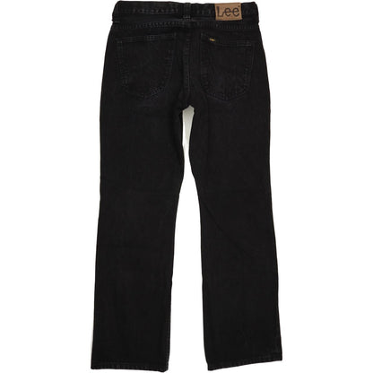 Lee Roscoe Men Black Straight Regular Jeans W34 L32