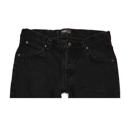 Lee Roscoe Men Black Straight Regular Jeans W34 L32