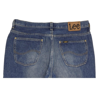 Lee Chicago Men Blue Straight Regular Jeans W36 L34