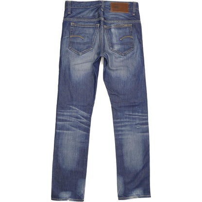 G-Star 3301 Men Blue Straight Slim Jeans W29 L32