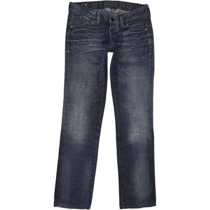 G-Star Corvet Women Blue Straight Slim Stretch Jeans W29 L32