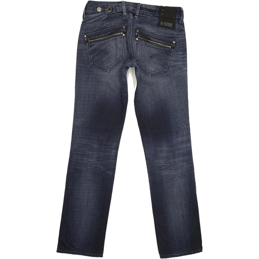 G-Star Corvet Women Blue Straight Slim Stretch Jeans W29 L32