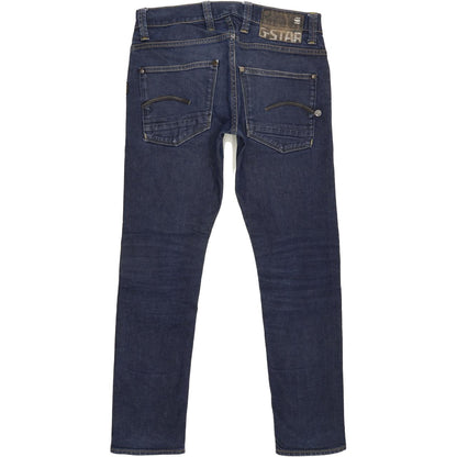 G-Star Defend Men Blue Straight Slim Stretch Jeans W30 L28