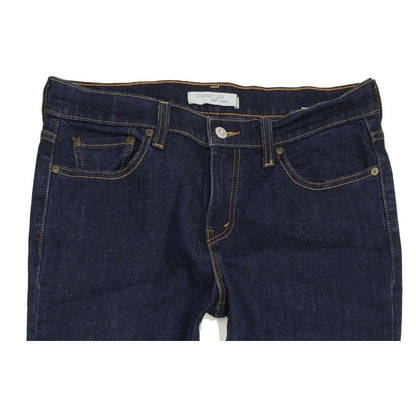 Levi's 505 Women Blue Straight Regular Stretch Jeans W32 L33