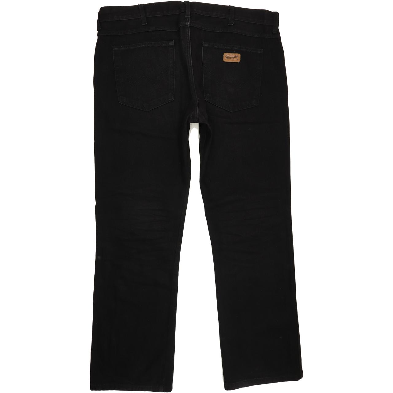 Wrangler Men Black Bootcut Regular Jeans W39 L33
