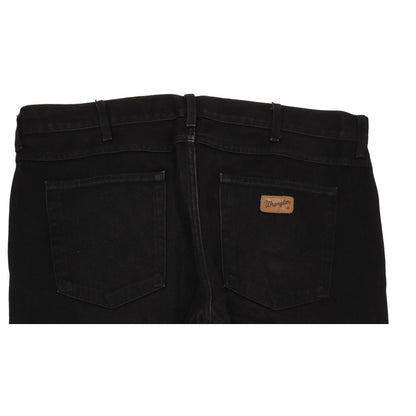 Wrangler Men Black Bootcut Regular Jeans W39 L33