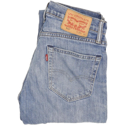 Levi's 511 Men Blue Straight Slim Stretch Jeans W29 L31