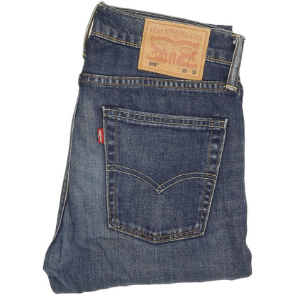 Levi's 510 Men Blue Skinny Slim Stretch Jeans W29 L31