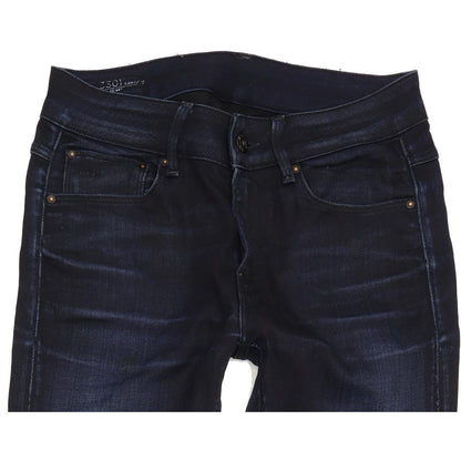 G-Star 3301 Contour High Women Blue Skinny Regular Stretch Jeans W28 L30
