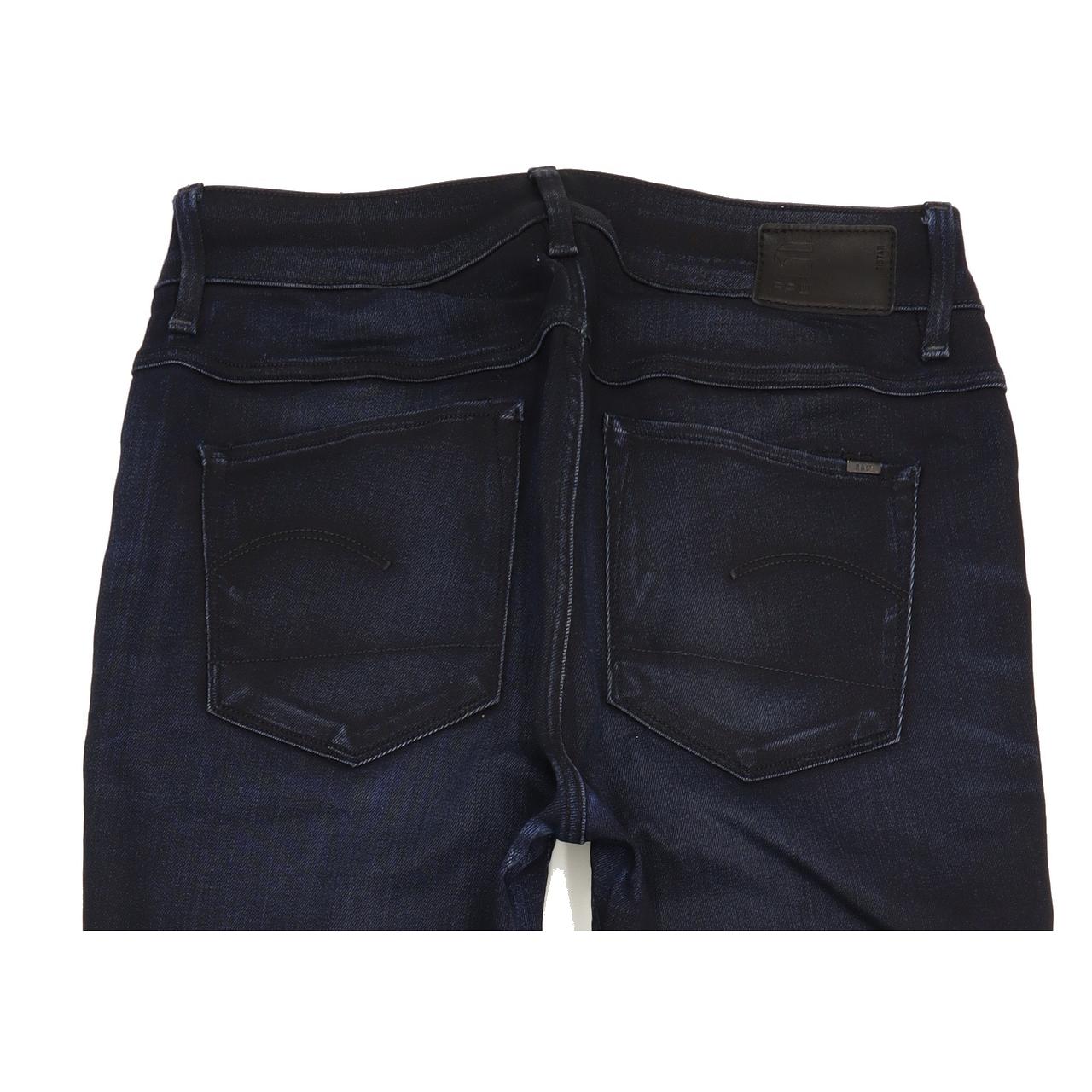 G-Star 3301 Contour High Women Blue Skinny Regular Stretch Jeans W28 L30
