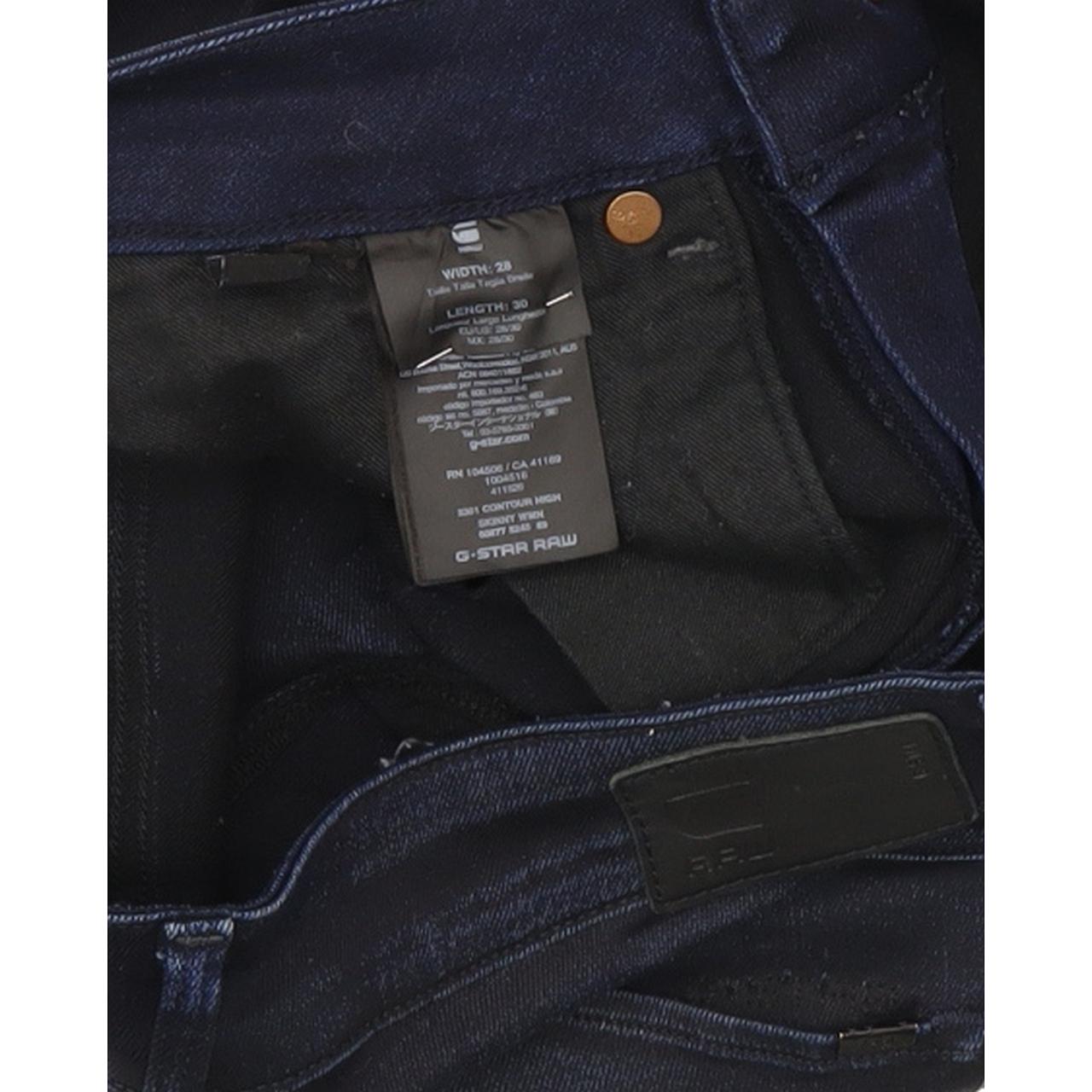 G-Star 3301 Contour High Women Blue Skinny Regular Stretch Jeans W28 L30