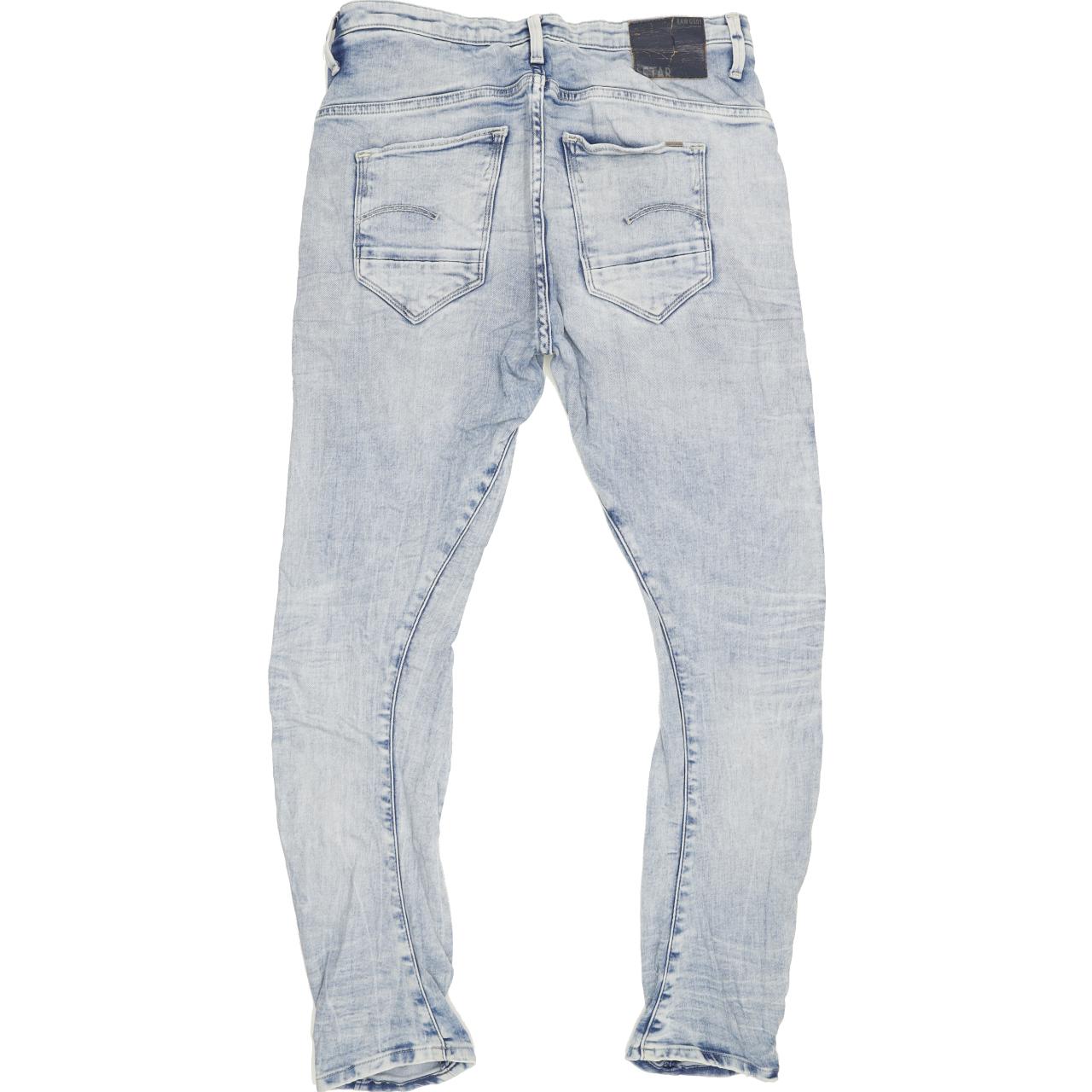G-Star Arc 3D Women Blue Tapered Regular Stretch Jeans W27 L32