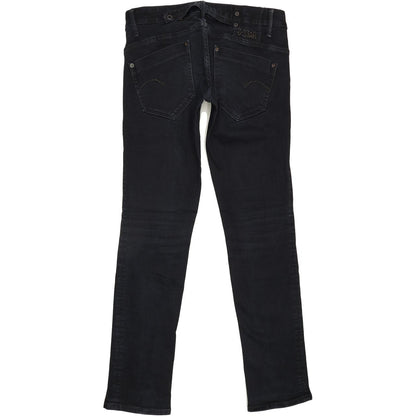 G-Star Midge Women Navy Straight Slim Stretch Jeans W28 L32