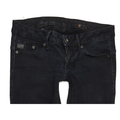 G-Star Midge Women Navy Straight Slim Stretch Jeans W28 L32