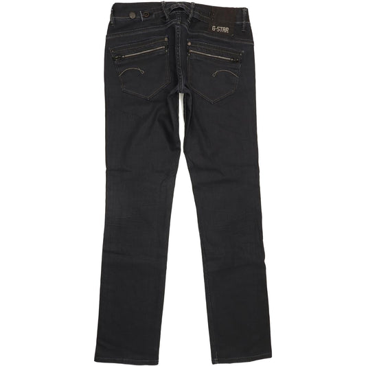 G-Star Corvet Women Navy Straight Slim Stretch Jeans W30 L33
