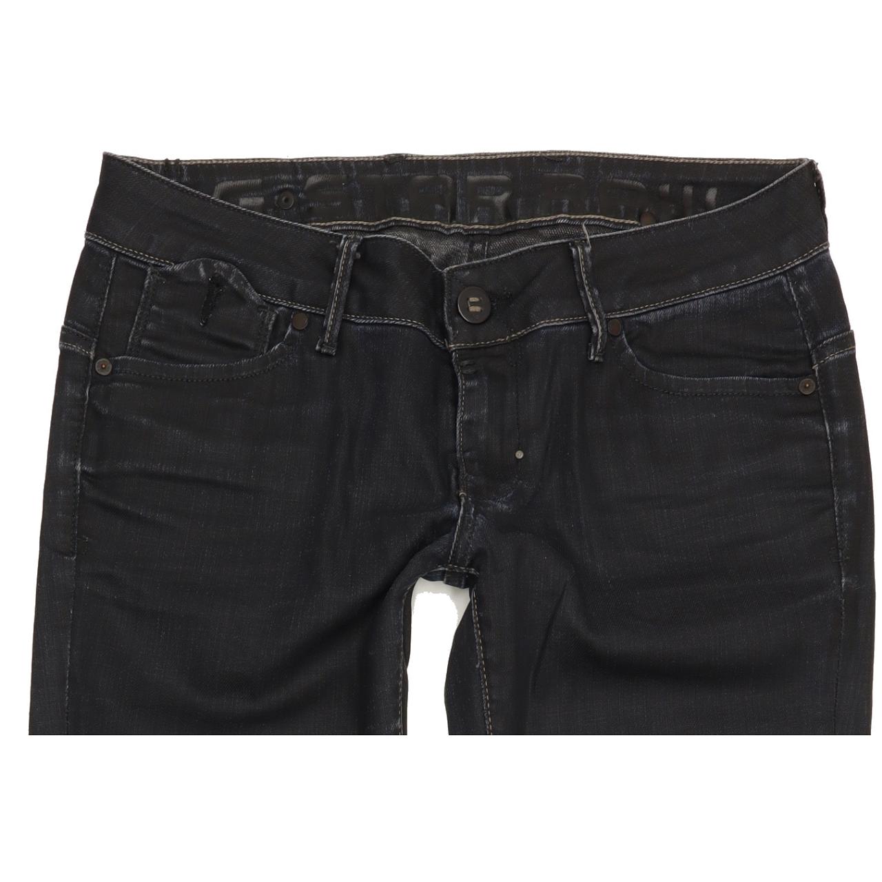 G-Star Corvet Women Navy Straight Slim Stretch Jeans W30 L33