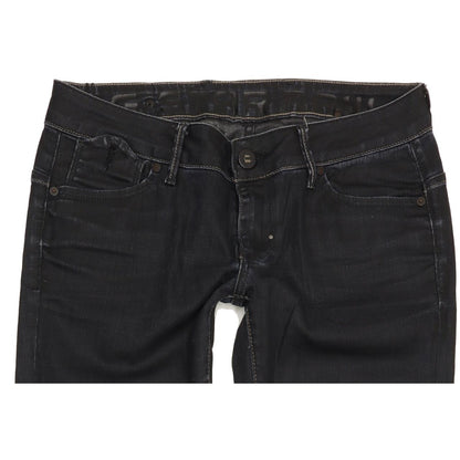 G-Star Corvet Women Navy Straight Slim Stretch Jeans W30 L33