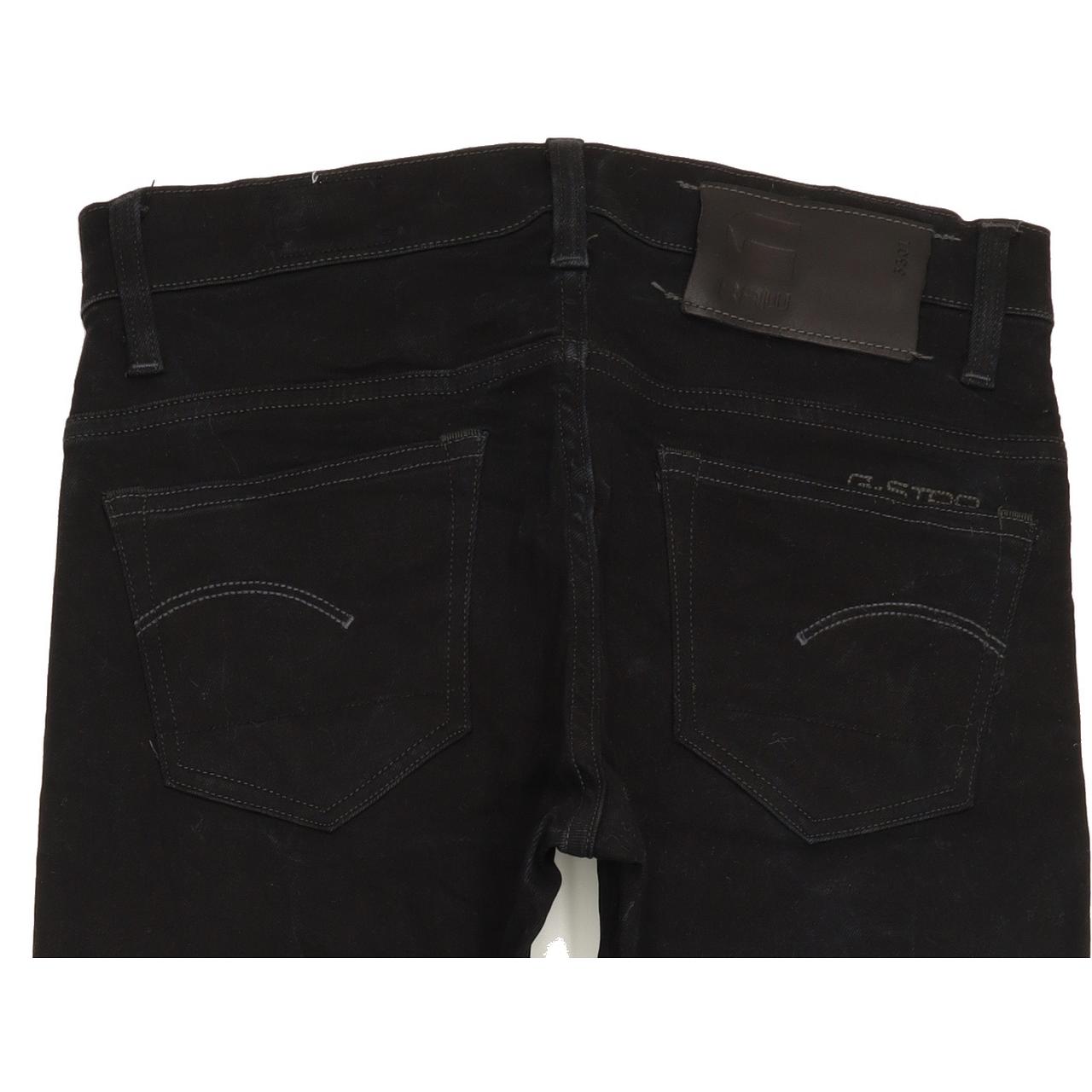 G-Star 3301 Men Black Skinny Slim Stretch Jeans W31 L33