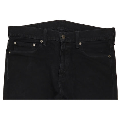 Levi's Men Black Straight Regular Stretch Jeans W32 L31