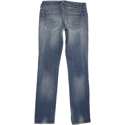 G-Star Core Women Blue Straight Slim Stretch Jeans W27 L33