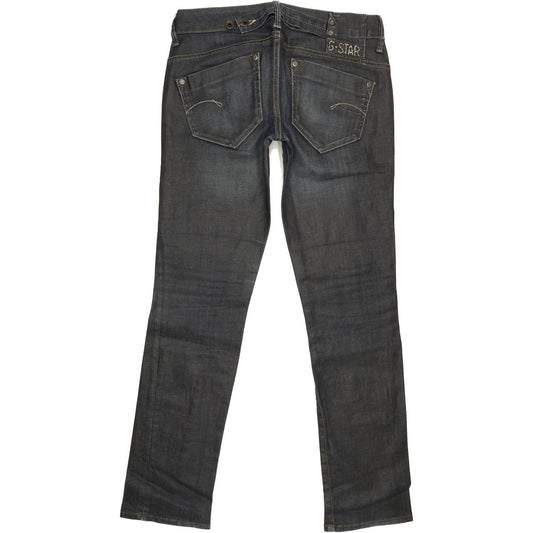 G-Star Midge Women Blue Straight Slim Stretch Jeans W28 L31