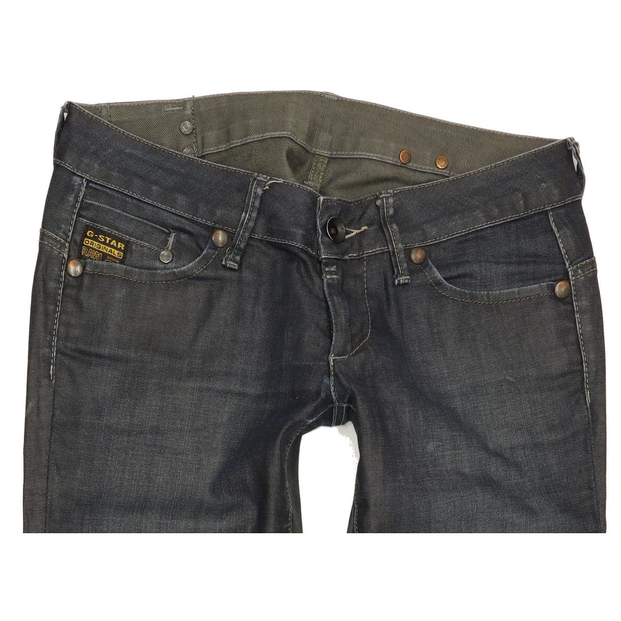 G-Star Midge Women Blue Straight Slim Stretch Jeans W28 L31