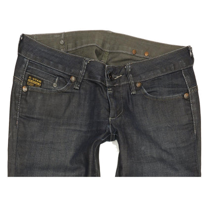 G-Star Midge Women Blue Straight Slim Stretch Jeans W28 L31