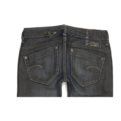 G-Star Midge Women Blue Straight Slim Stretch Jeans W28 L31
