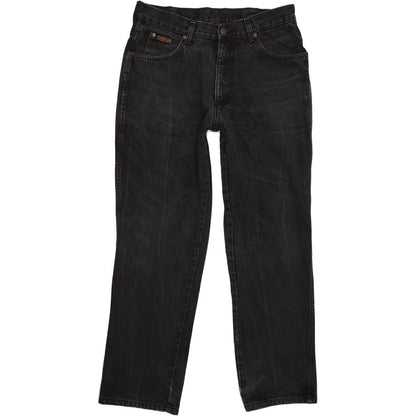 Wrangler Idaho Men Black Straight Regular Jeans W33 L31