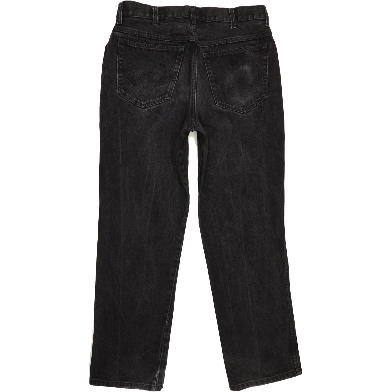 Wrangler Idaho Men Black Straight Regular Jeans W33 L31